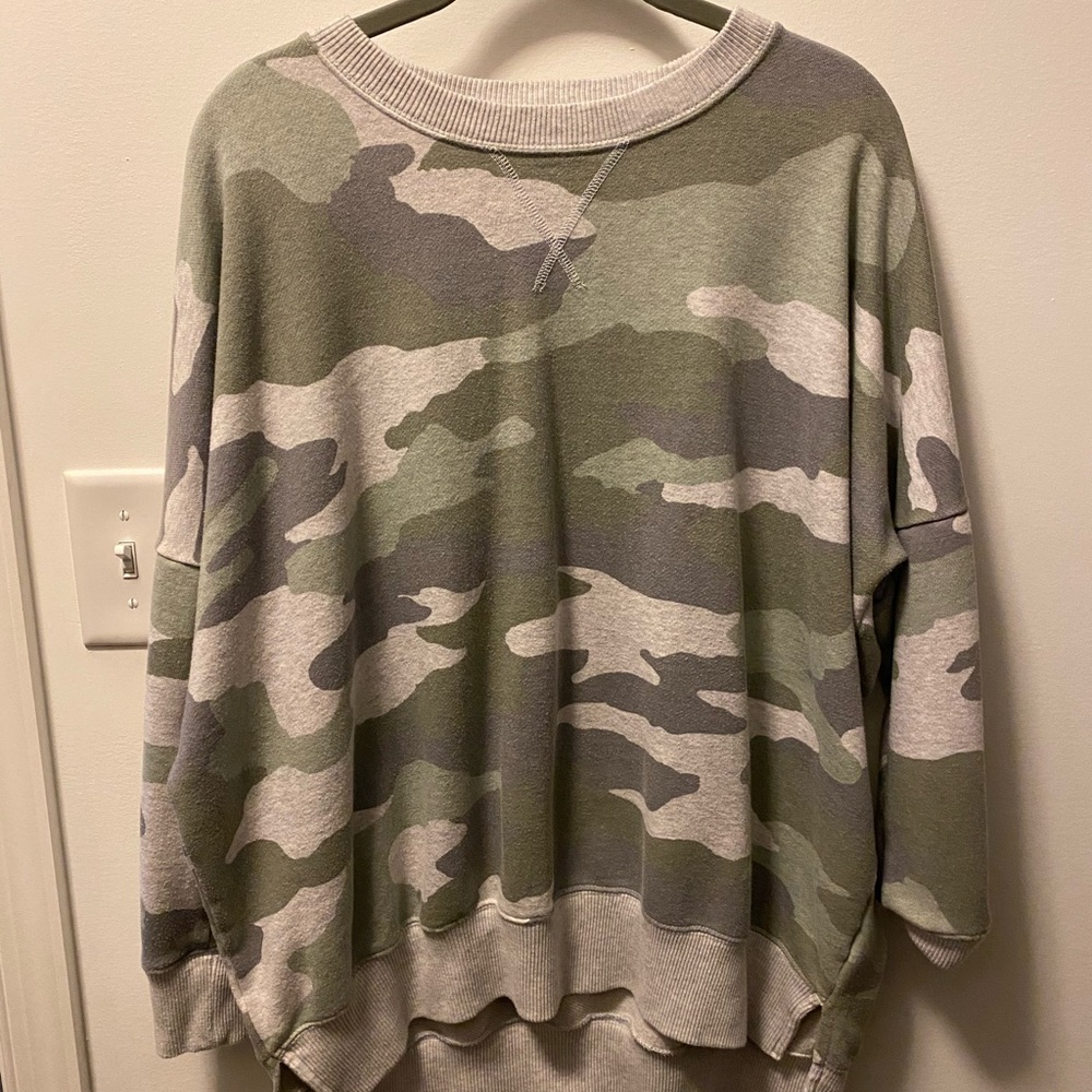 Aerie camo sweatshirt
